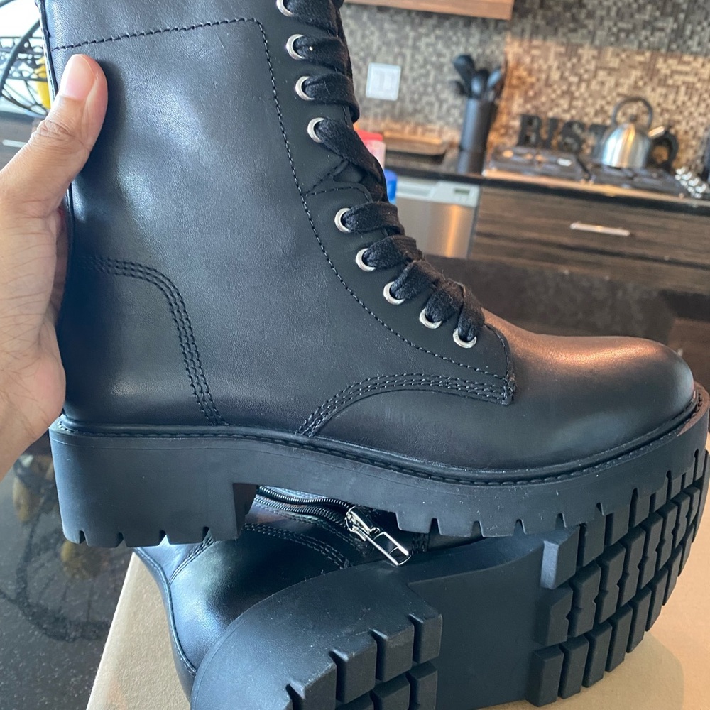 Steve Madden combat boots